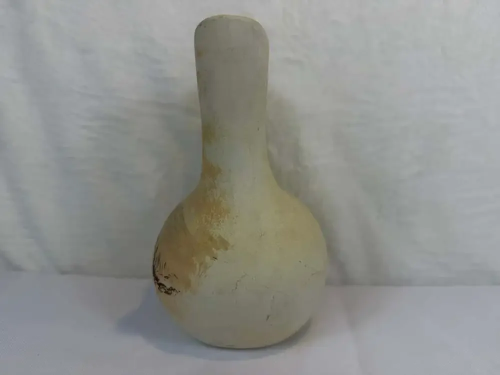 Miguel-signed wedding vase southwestern pottery desert landscape scene